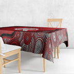 Custom Melbourne Renegades Tablecloth Indigenous Art - Grunge Style