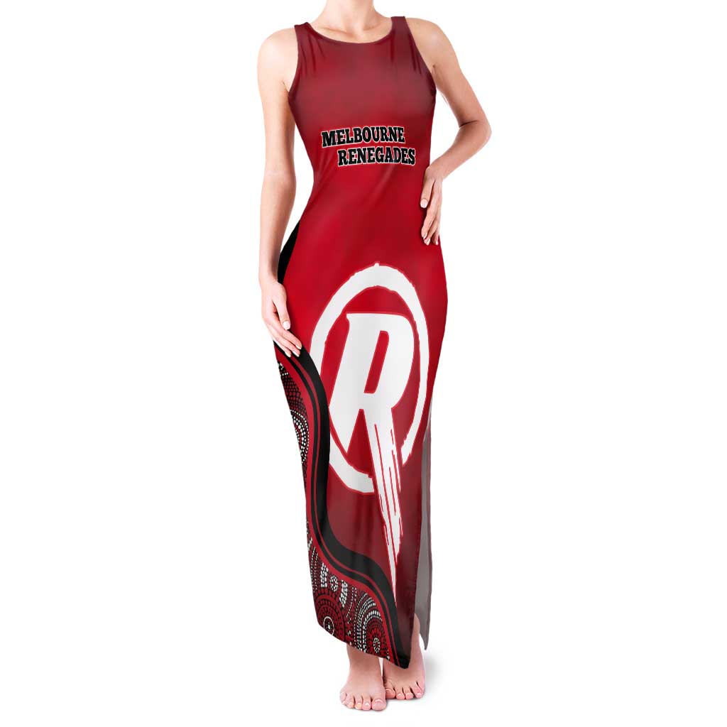 Custom Melbourne Renegades Tank Maxi Dress Indigenous Art - Grunge Style