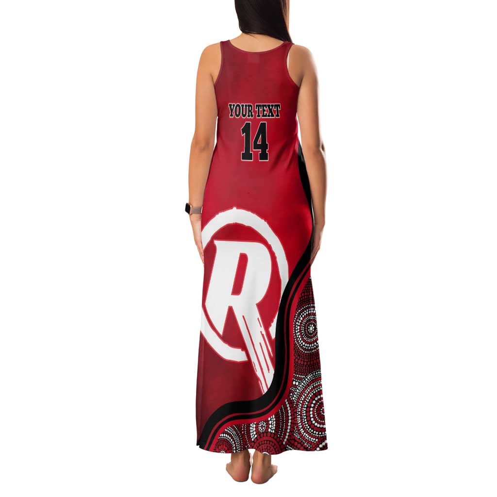 Custom Melbourne Renegades Tank Maxi Dress Indigenous Art - Grunge Style