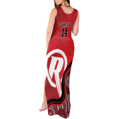Custom Melbourne Renegades Tank Maxi Dress Indigenous Art - Grunge Style