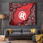 Custom Melbourne Renegades Tapestry Indigenous Art - Grunge Style
