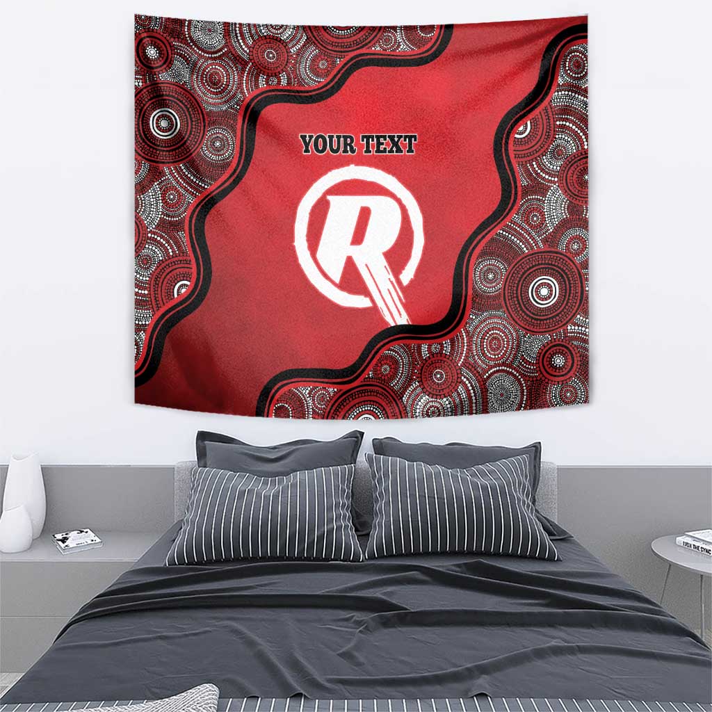 Custom Melbourne Renegades Tapestry Indigenous Art - Grunge Style