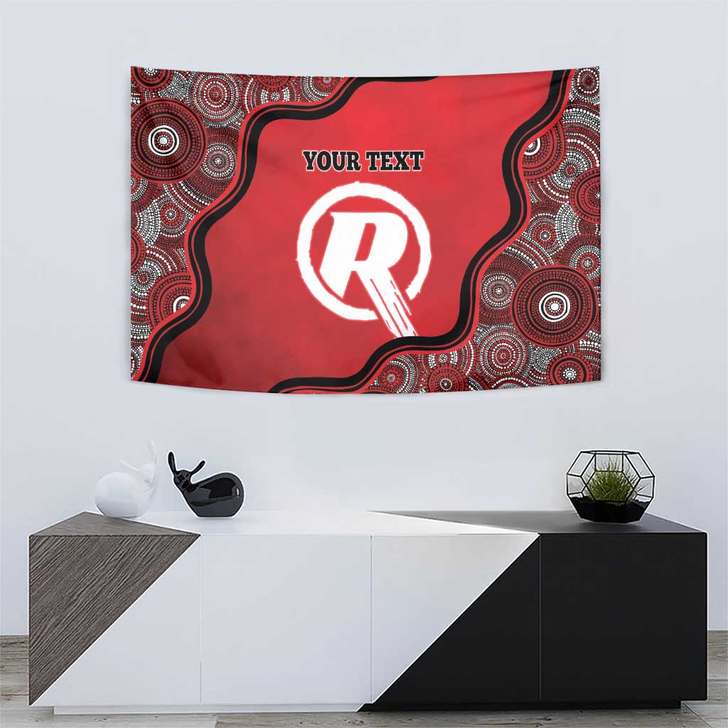 Custom Melbourne Renegades Tapestry Indigenous Art - Grunge Style