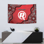 Custom Melbourne Renegades Tapestry Indigenous Art - Grunge Style