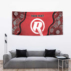 Custom Melbourne Renegades Tapestry Indigenous Art - Grunge Style