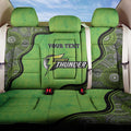 Custom Sydney Thunder Back Car Seat Cover Indigenous Art - Grunge Style