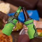 Custom Sydney Thunder 4 in 1 Can Cooler Tumbler Indigenous Art - Grunge Style