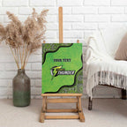 Custom Sydney Thunder Canvas Wall Art Indigenous Art - Grunge Style