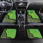 Custom Sydney Thunder Car Mats Indigenous Art - Grunge Style