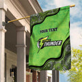 Custom Sydney Thunder Garden Flag Indigenous Art - Grunge Style