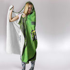 Custom Sydney Thunder Hooded Blanket Indigenous Art - Grunge Style