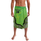 Custom Sydney Thunder Lavalava Indigenous Art - Grunge Style