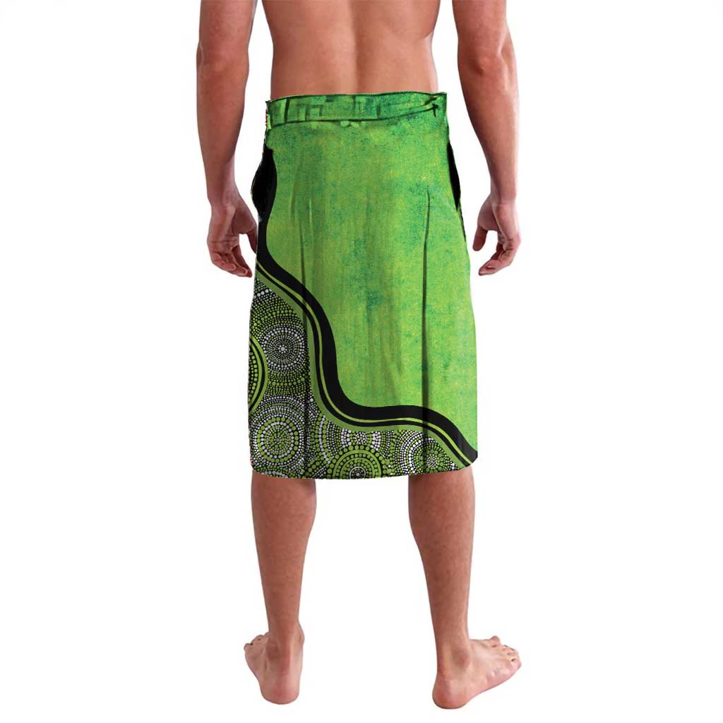 Custom Sydney Thunder Lavalava Indigenous Art - Grunge Style