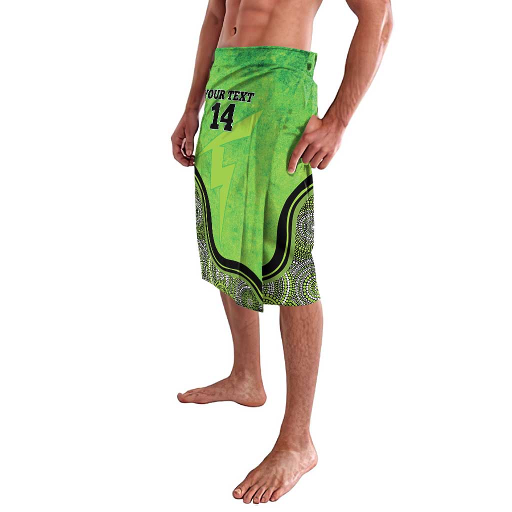 Custom Sydney Thunder Lavalava Indigenous Art - Grunge Style
