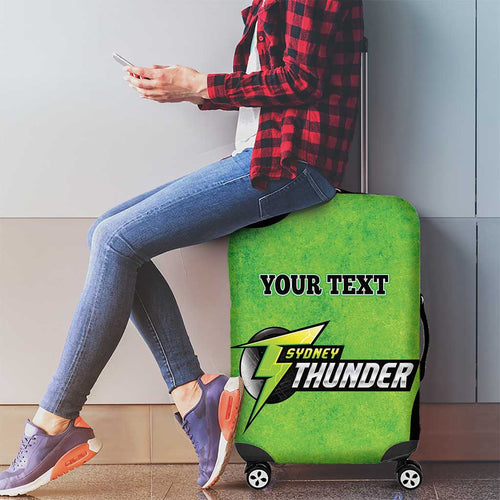 Custom Sydney Thunder Luggage Cover Indigenous Art - Grunge Style
