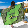 Custom Sydney Thunder Sarong Indigenous Art - Grunge Style