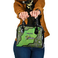Custom Sydney Thunder Shoulder Handbag Indigenous Art - Grunge Style