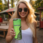 Custom Sydney Thunder Skinny Tumbler Indigenous Art - Grunge Style