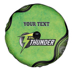 Custom Sydney Thunder Spare Tire Cover Indigenous Art - Grunge Style