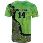 Custom Sydney Thunder T Shirt Indigenous Art - Grunge Style