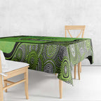 Custom Sydney Thunder Tablecloth Indigenous Art - Grunge Style