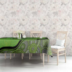Custom Sydney Thunder Tablecloth Indigenous Art - Grunge Style
