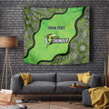 Custom Sydney Thunder Tapestry Indigenous Art - Grunge Style