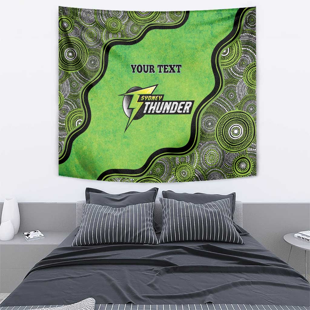 Custom Sydney Thunder Tapestry Indigenous Art - Grunge Style