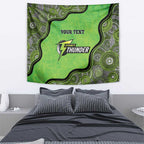 Custom Sydney Thunder Tapestry Indigenous Art - Grunge Style