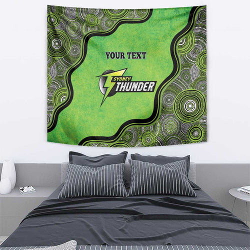 Custom Sydney Thunder Tapestry Indigenous Art - Grunge Style
