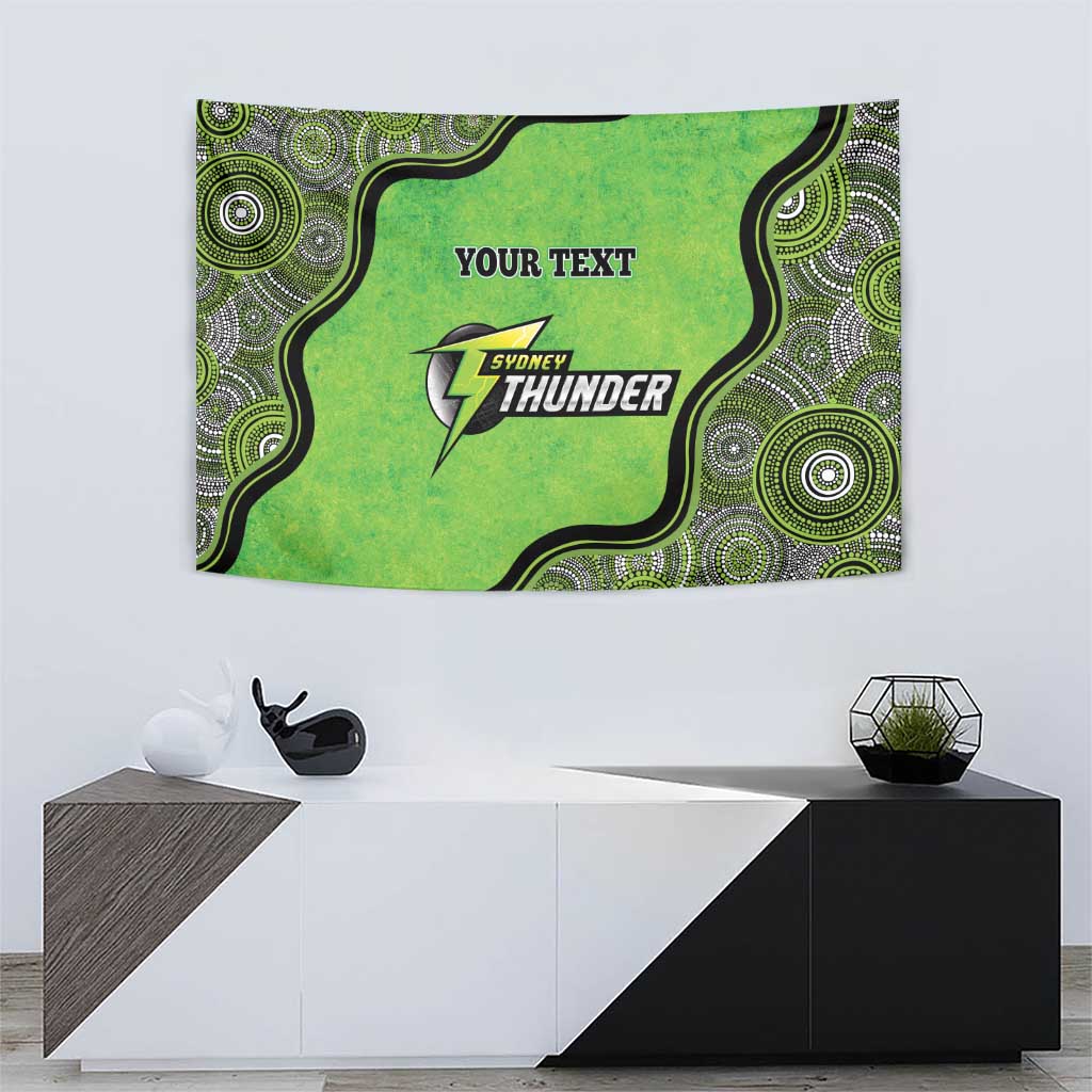 Custom Sydney Thunder Tapestry Indigenous Art - Grunge Style