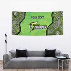 Custom Sydney Thunder Tapestry Indigenous Art - Grunge Style