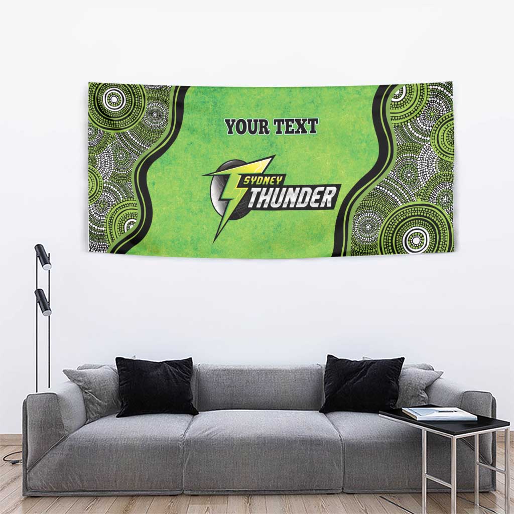 Custom Sydney Thunder Tapestry Indigenous Art - Grunge Style