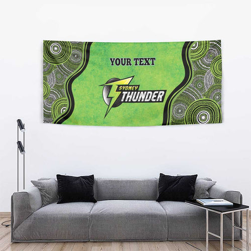 Custom Sydney Thunder Tapestry Indigenous Art - Grunge Style