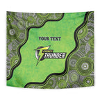 Custom Sydney Thunder Tapestry Indigenous Art - Grunge Style
