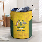 Custom Bowls Australia Laundry Basket Marble National Color - Aussie Hoodie
