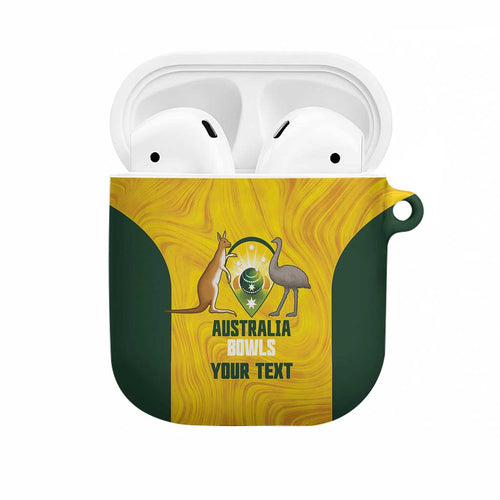 Custom Bowls Australia AirPods Case Marble National Color - Aussie Hoodie