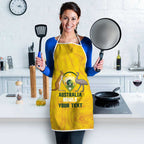 Custom Bowls Australia Apron Marble National Color - Aussie Hoodie