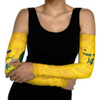 Custom Bowls Australia Arm Sleeves Marble National Color - Aussie Hoodie