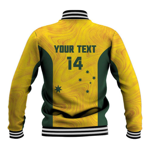 Custom Bowls Australia Baseball Jacket Marble National Color - Aussie Hoodie