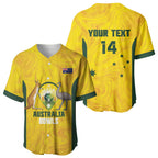 Custom Bowls Australia Baseball Jersey Marble National Color - Aussie Hoodie