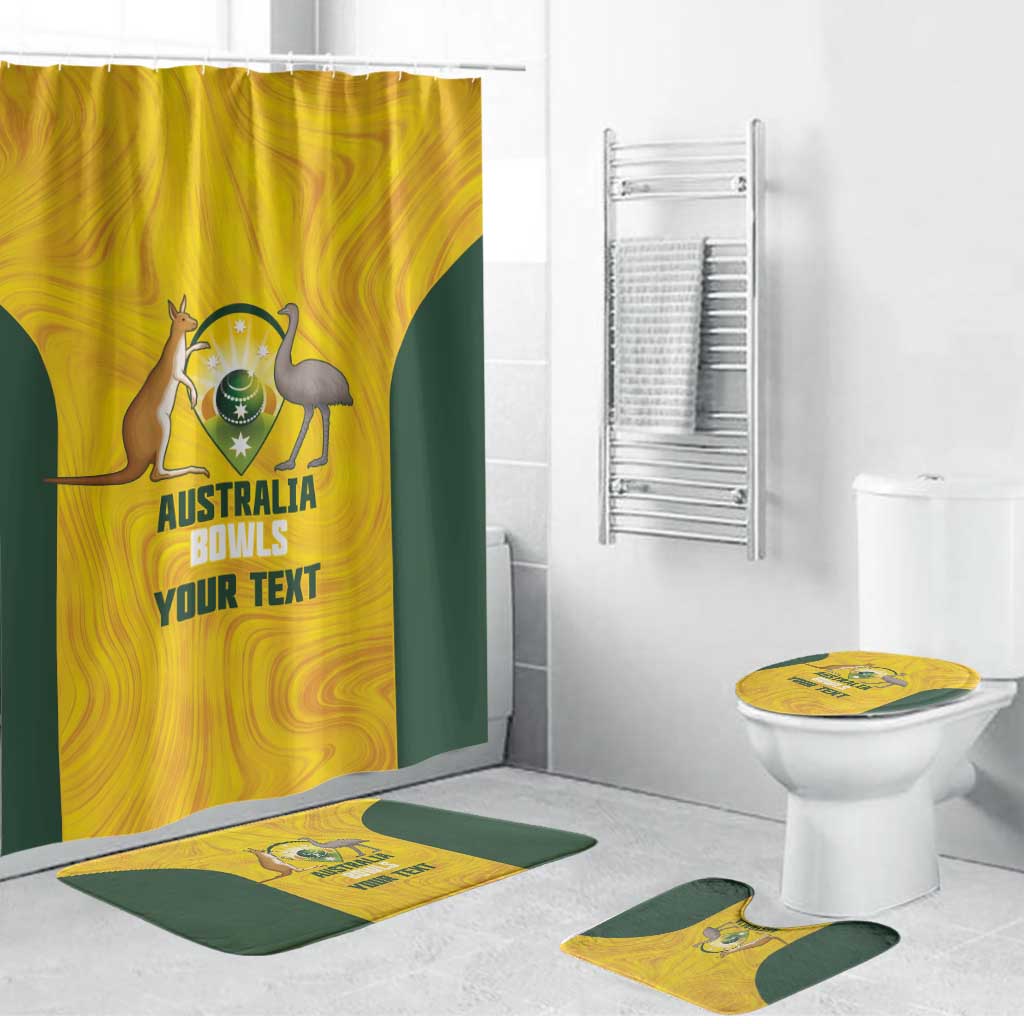 Custom Bowls Australia Bathroom Set Marble National Color - Aussie Hoodie