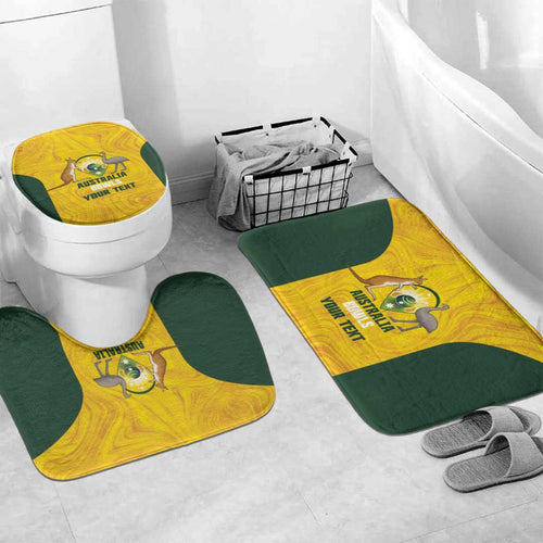 Custom Bowls Australia Bathroom Set Marble National Color - Aussie Hoodie