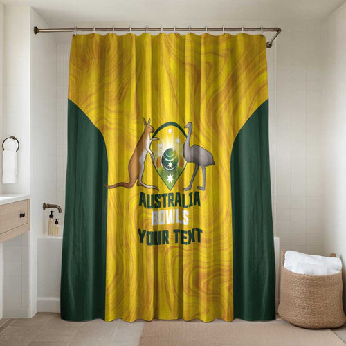 Custom Bowls Australia Bathroom Set Marble National Color - Aussie Hoodie