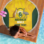 Custom Bowls Australia Beach Blanket Marble National Color - Aussie Hoodie