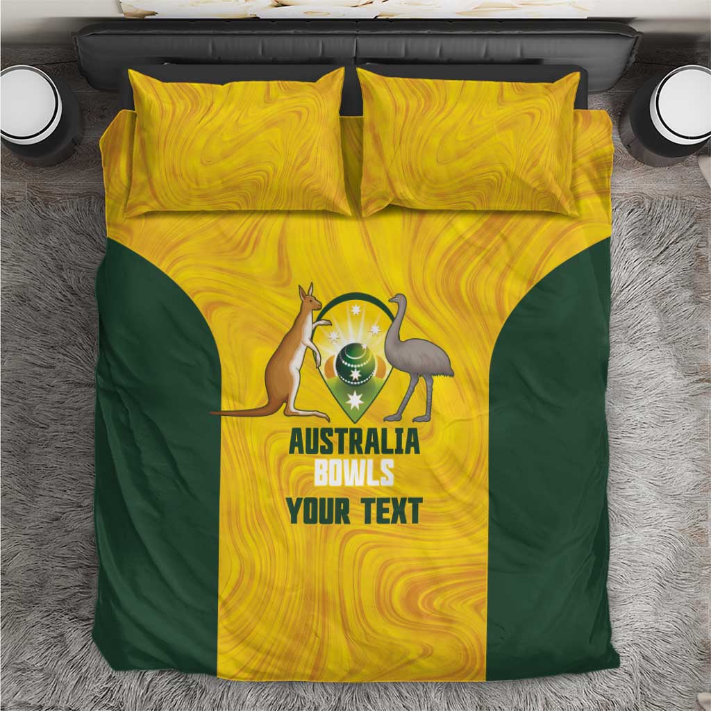 Custom Bowls Australia Bedding Set Marble National Color - Aussie Hoodie