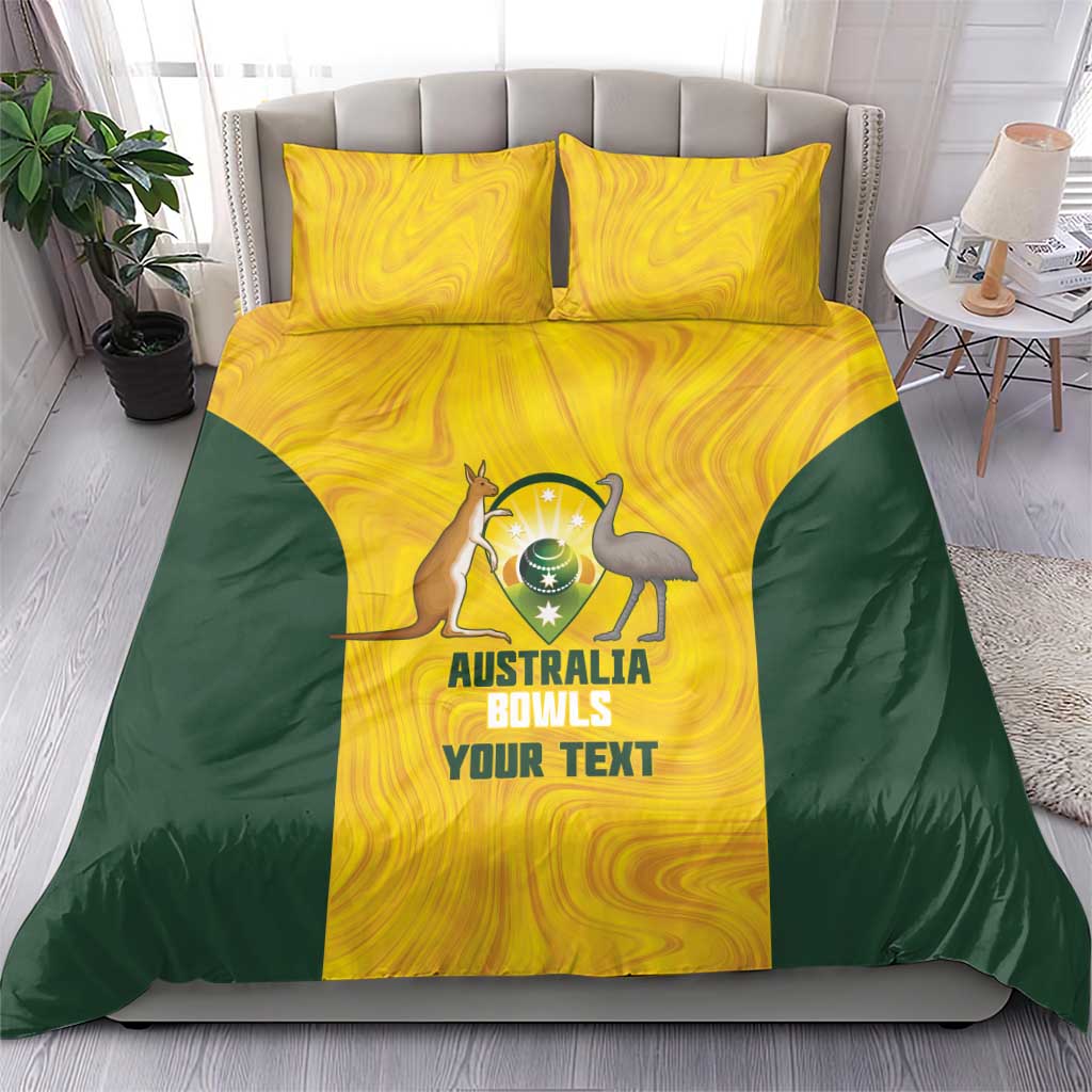 Custom Bowls Australia Bedding Set Marble National Color - Aussie Hoodie