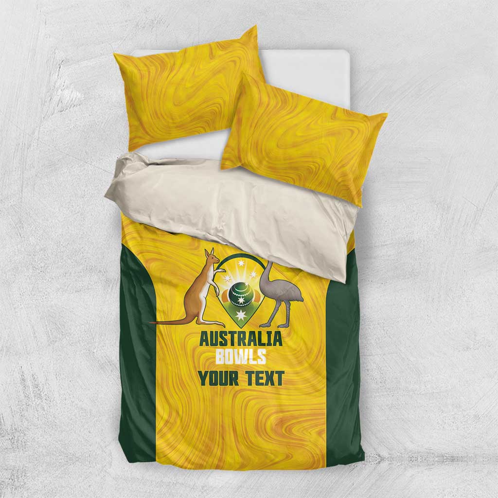 Custom Bowls Australia Bedding Set Marble National Color - Aussie Hoodie