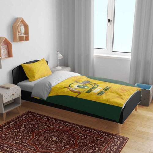 Custom Bowls Australia Bedding Set Marble National Color - Aussie Hoodie