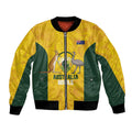 Custom Bowls Australia Bomber Jacket Marble National Color - Aussie Hoodie